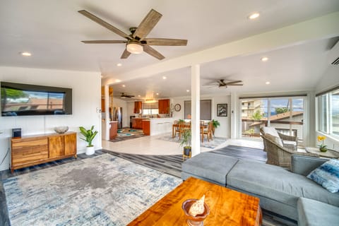 Walk to Beach: Koloa Getaway w/ Ocean Views House in Poipu