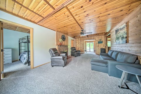 NEW! Lakefront Burton Home w/ Deck, Grill + Views! Cottage in Newbury Township