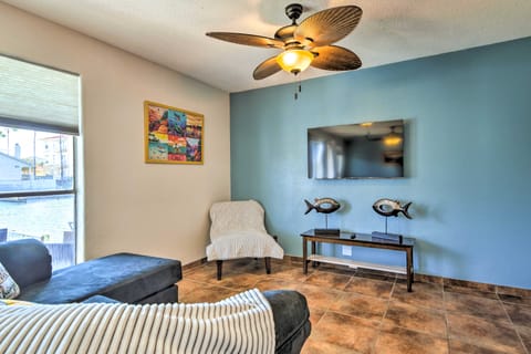 Padre Island Retreat on Canal - 2 Mi to Beach! Apartment in North Padre Island