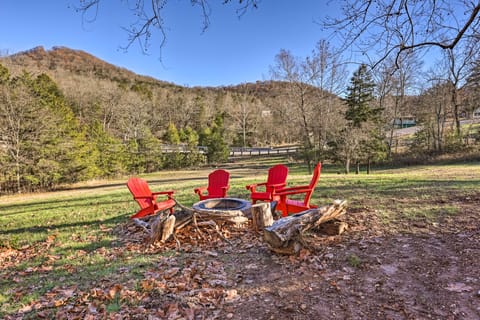 Holiday Island Home: Hot Tub & Wood Stove! Casa in Carroll County