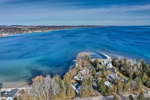 Idyllic Suttons Bay Home w/ 500' of Waterfront House in Suttons Bay