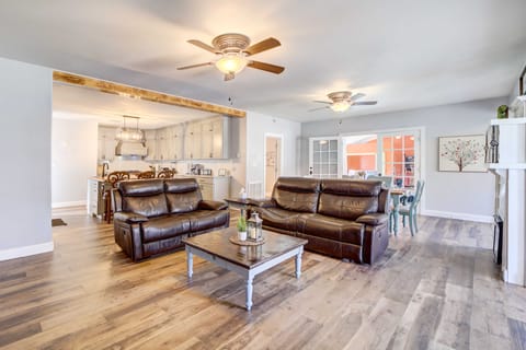 Pet-Friendly Afton Vacation Rental w/ Game Room House in Lake O The Cherokees