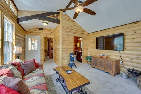 Cliffside Eureka Springs Cabin w/ Beaver Lake View House in Beaver Lake