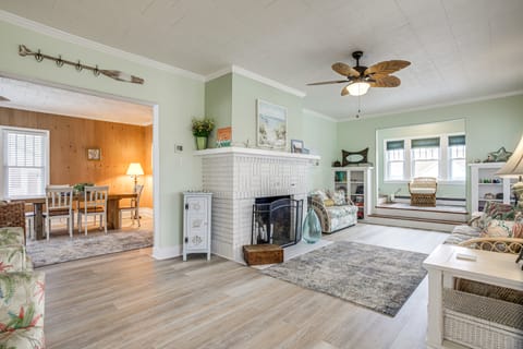 Ocean City Escape w/ Cozy Porch: Walk to Boardwalk House in Ocean City