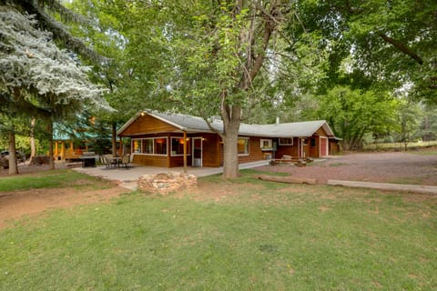 Rustic Pine Retreat w/ Fenced 1-Acre Yard House in Pine