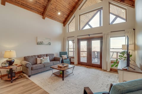 Spacious Harrison Vacation Rental w/ Deck & Views! House in Arkansas