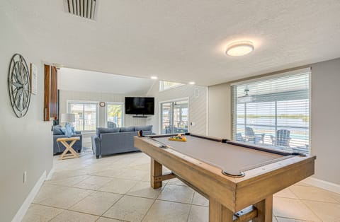 Boat Dock & Pool: Bayfront Crystal River Home House in Crystal River