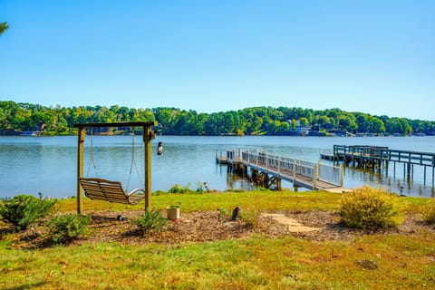 Dock + Views: High Rock Lake Hideaway! House in High Rock Lake