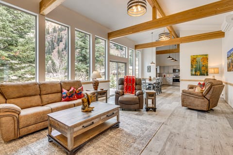 On-Site River Access: Mtn-View Ouray Oasis! House in Ouray