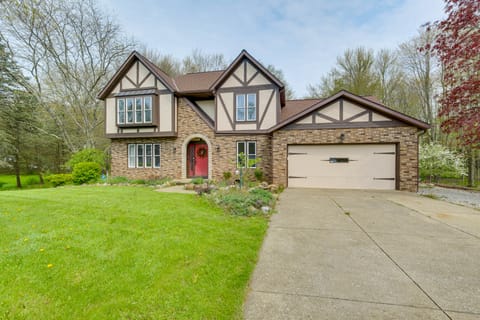Bike, Fish, Golf & More: Stately Tudor in Mogadore House in Ohio