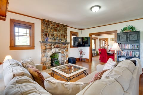 Hike + Explore: Mountain-View Escape in Candler House in Upper Hominy