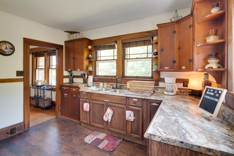 Hike + Explore: Mountain-View Escape in Candler House in Upper Hominy