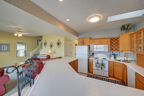 Lakefront Warsaw Home w/ Private Dock + Golf Cart House in Indiana