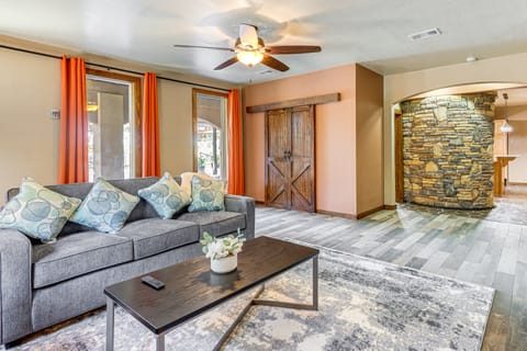 Italian-Styled Home w/ Lake Views & Private Pool House in Rio Grande