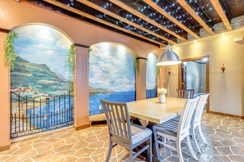 Italian-Styled Home w/ Lake Views & Private Pool House in Rio Grande