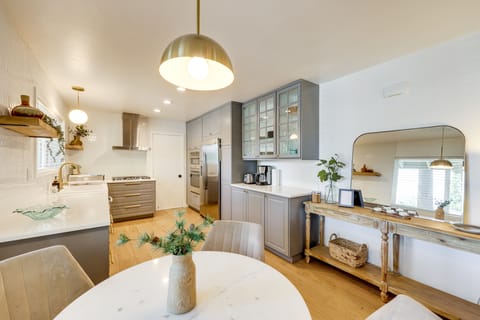 Game Room + Deck: Wooded Big Bear Lake Retreat House in Big Bear