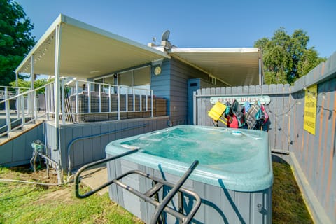 Hot Tub, Views & Dock! Playful Home on Clear Lake House in Clear Lake