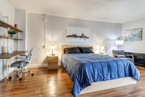 2 Mi to DMC & Children's Hospital: Modern Studio Apartment in Windsor