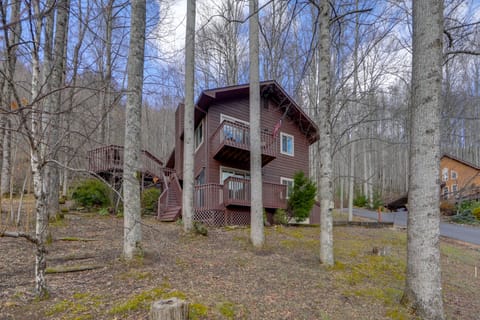 Dog-Friendly Cabin 6 Mi to Cataloochee Skiing! House in Maggie Valley