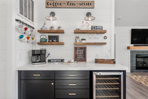 For the coffee lovers, the Coffee Bar has Keurig/drip/Turkish coffee makers