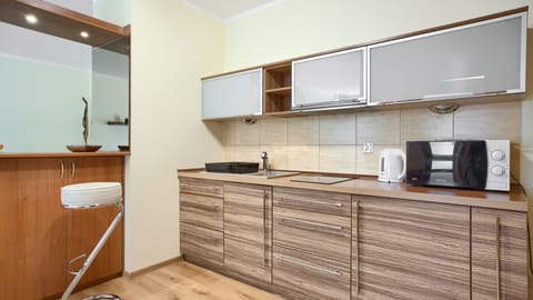 Apartment (29) | Private kitchenette | Fridge, microwave, stovetop, electric kettle