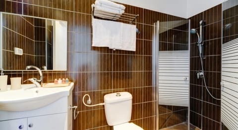 Deluxe Double Room, 1 Bedroom | Bathroom shower