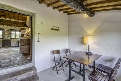 Private loggia with entrance to first floor area