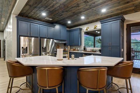 Additional seating at the spacious bar.