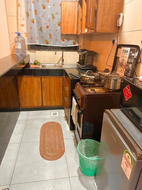 Exclusive Apartment | Private kitchen | Fridge, microwave, cookware/dishes/utensils