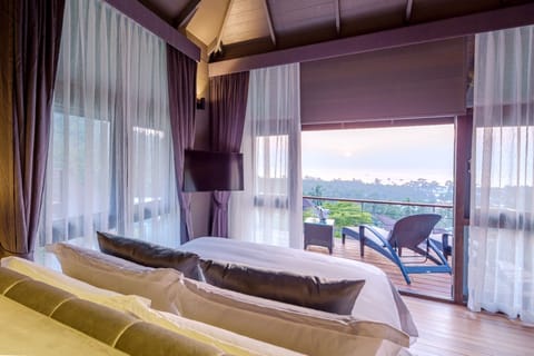 Villa Sea View | Premium bedding, minibar, in-room safe, blackout drapes