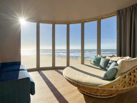 Free minibar items, in-room safe, desk, blackout drapes