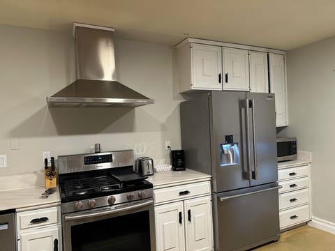 Refrigerator and stove