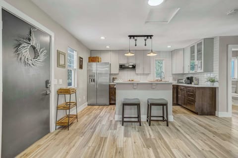 Enjoy the fully-equipped kitchen with modern appliances, perfect for home-cooked meals and gatherings.