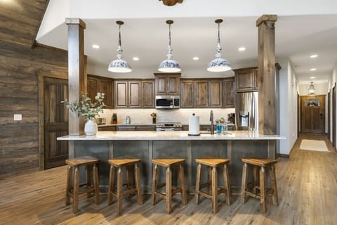 Large open kitchen space
