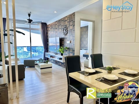 Premium Apartment, 2 Bedrooms, Non Smoking, City View | Living area | 48-inch Smart TV with cable channels, video-game console, Netflix