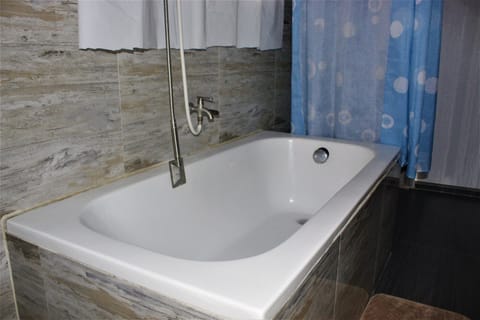 Basic Apartment, 1 Bedroom | Bathroom | Free toiletries, bidet, towels, soap