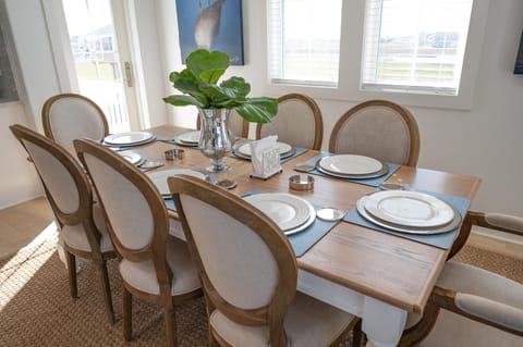 Dining table with room for 8