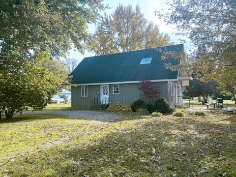 Front Exterior + Horseshoe Driveway