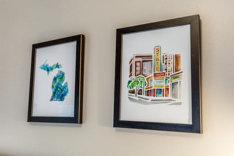 Local artists displayed throughout your home in Ann Arbor