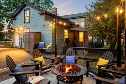 Evenings after the game are great for relaxing by the fire