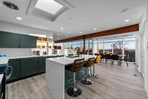 Fully stocked kitchen