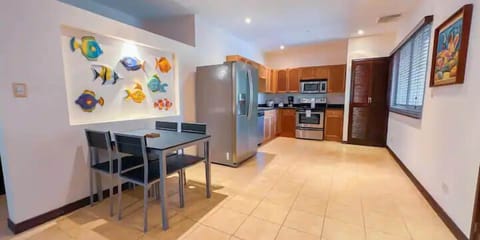 Basic Apartment, 2 Bedrooms | Private kitchen | Full-size fridge, microwave, stovetop, dishwasher