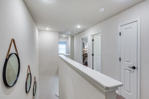 spaces to the bedrooms