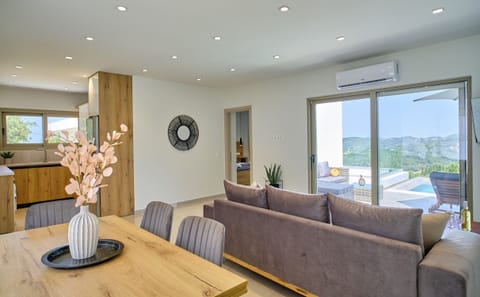 Polgar Villa 2 Corfu Living Area
