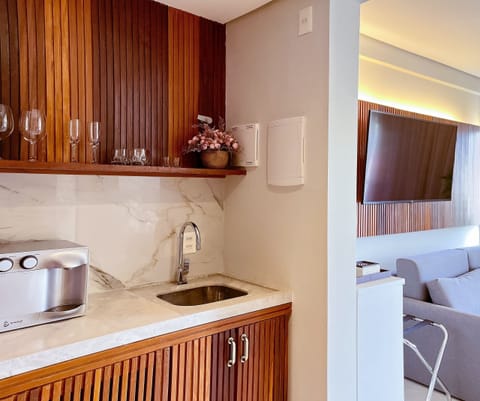 Suite | Private kitchen | Espresso maker, electric kettle