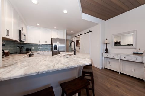 Fully stocked kitchen