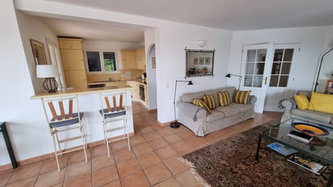 Living room towards kitchen