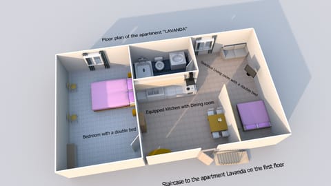 Classic Apartment, 2 Bedrooms, Non Smoking, Vineyard View | Hypo-allergenic bedding, Select Comfort beds, minibar