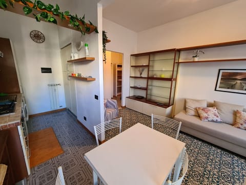 Basic Apartment | Living area | 19-inch flat-screen TV with digital channels