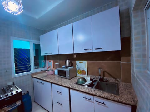 Family Apartment, 2 Bedrooms | Private kitchen | Fridge, microwave, dishwasher, electric kettle